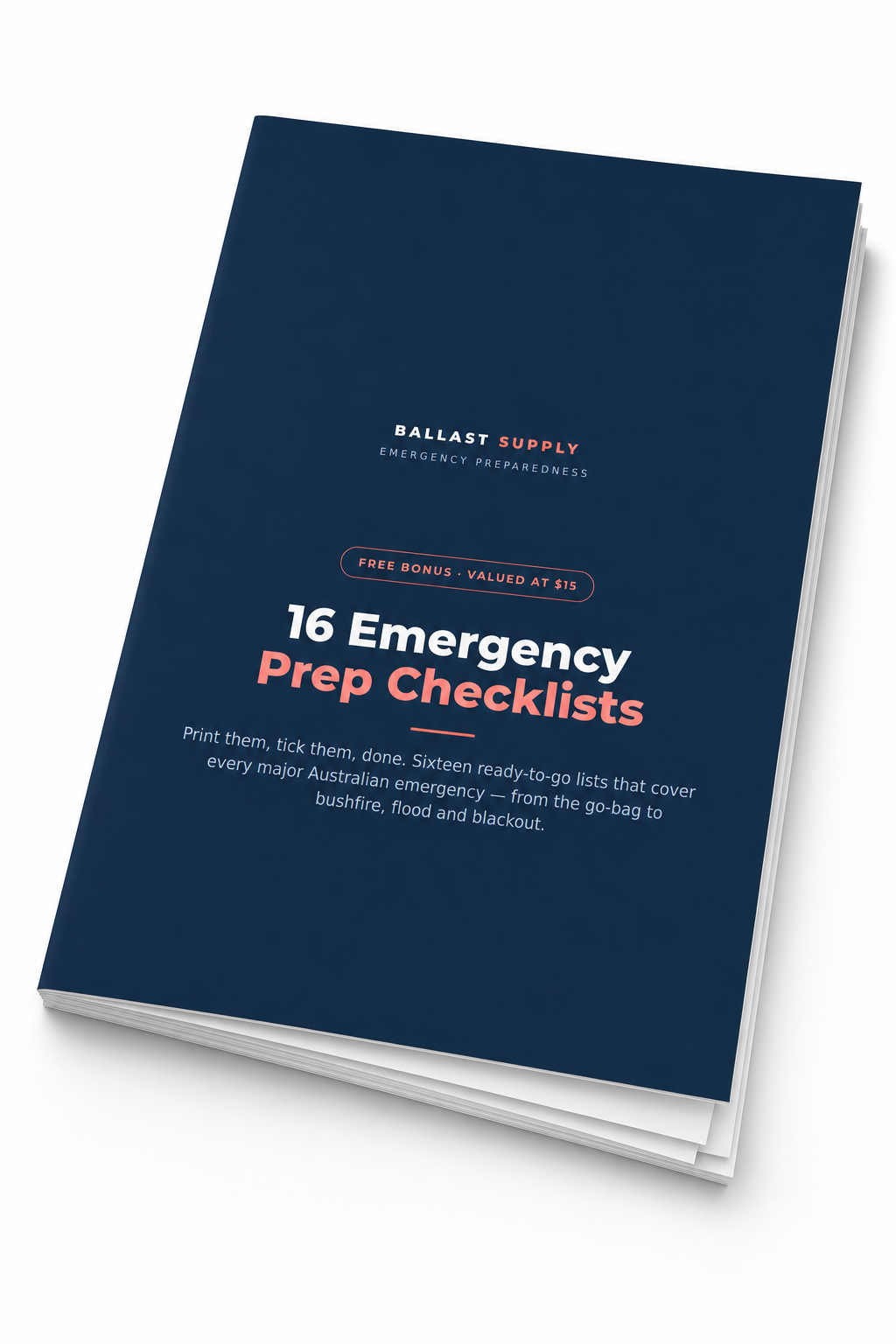 16 Emergency Prep Checklists