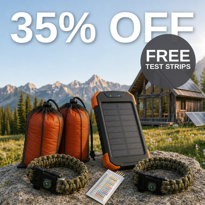 The Grid-Down Family Bundle — 35% OFF, FREE test strips