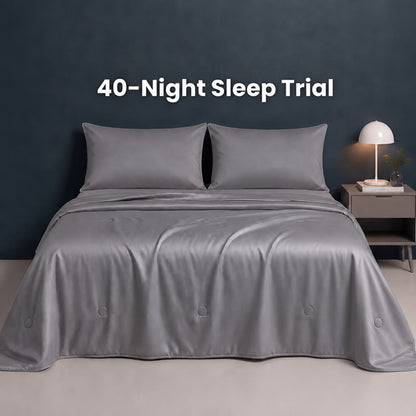 Glacier Cooling Duvet – Ice-Silk Comfort for Hot Summer Nights
